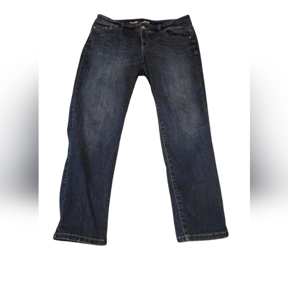 Inc Curvy Fit Skinny Leg Blue Jeans Size 14